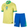 Original Trikotsatz Brasilien Heimtrikot 2024 Für Kinder